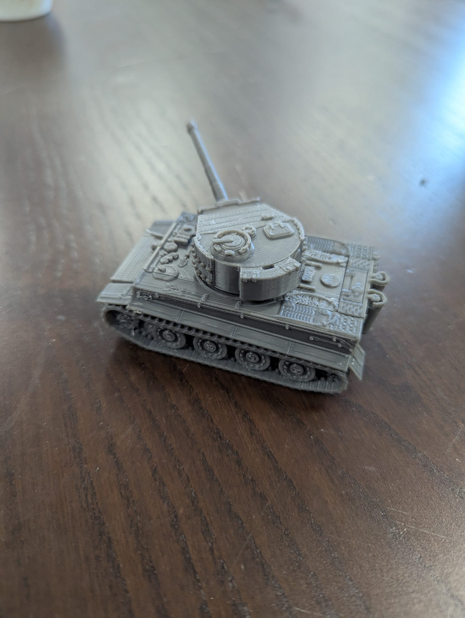 A prototype Tiger I miniature
